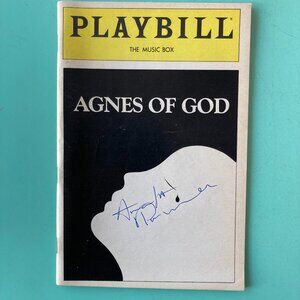 Amanda Plummer Signed (Only) Playbill Agnes of God Geraldine Page September 1982